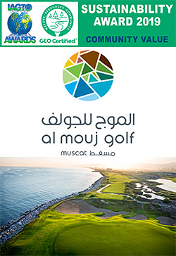 Al Mouj Golf wins the IAGTO Sustainability Award for Community Value